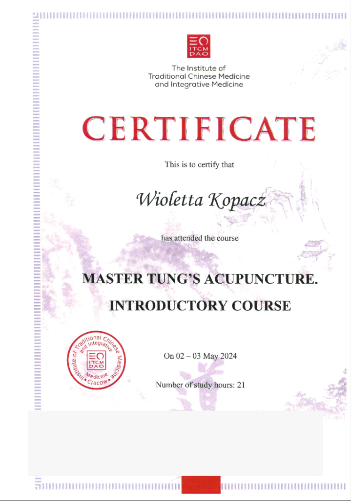Zanonimizowany dokument: Master Tung’s Acupuncture - Introductory Course